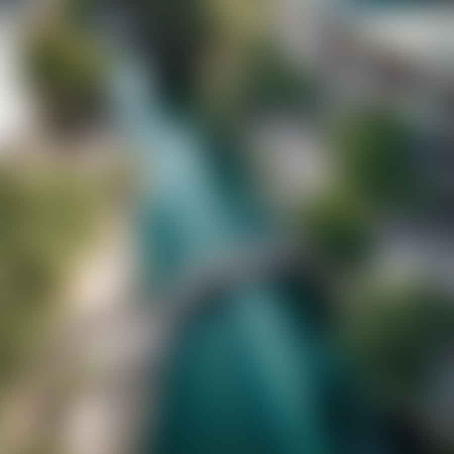 Aerial view of the San Antonio Riverwalk