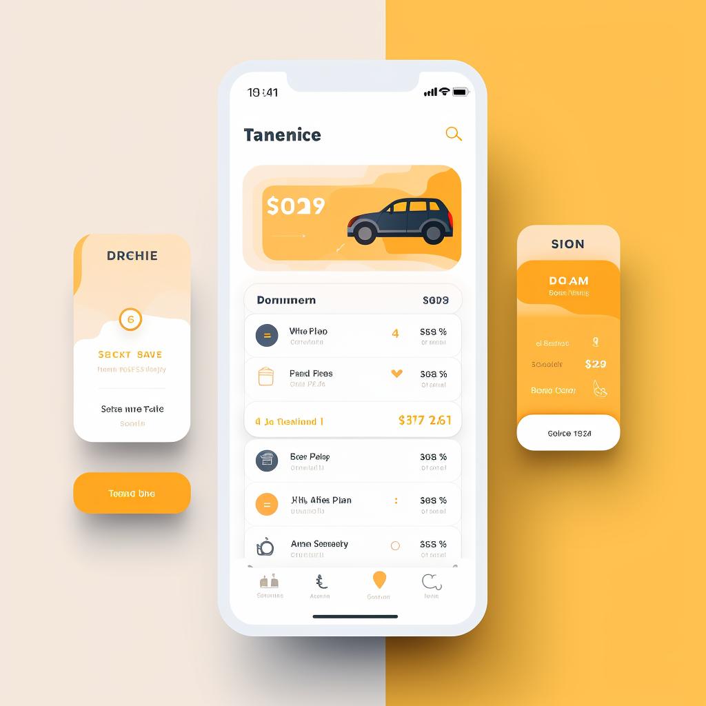 Payment information page on a parking app